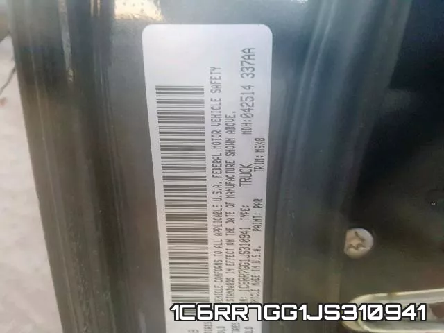 1C6RR7GG1JS310941