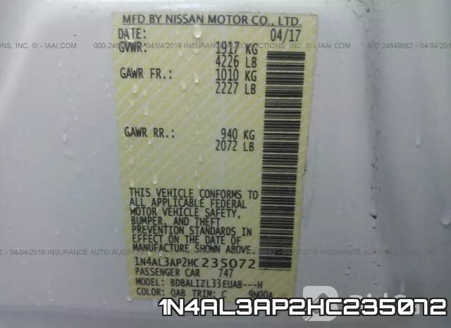 1N4AL3AP2HC235072