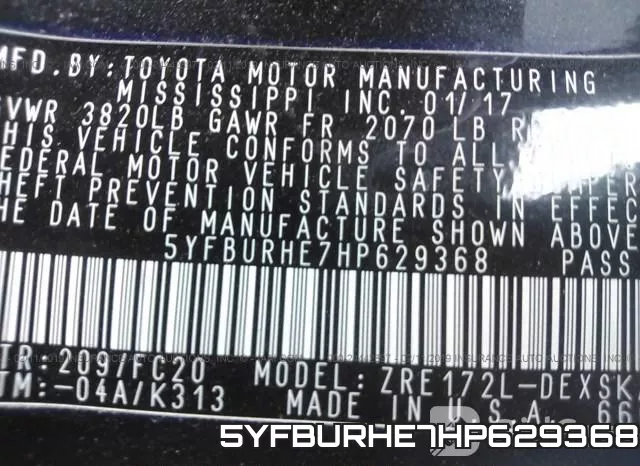 5YFBURHE7HP629368