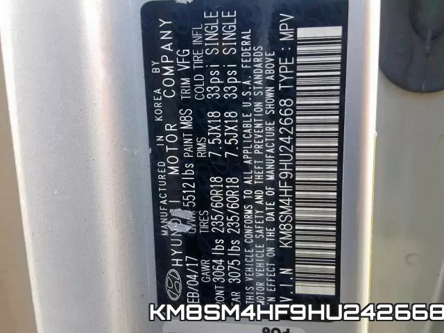 KM8SM4HF9HU242668