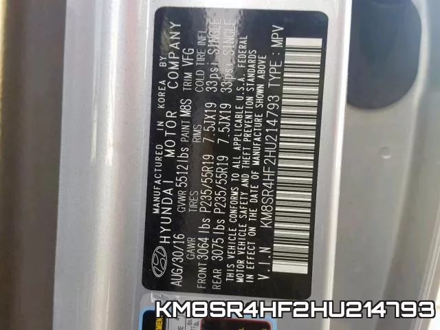 KM8SR4HF2HU214793