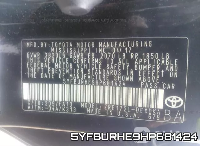 5YFBURHE9HP681424