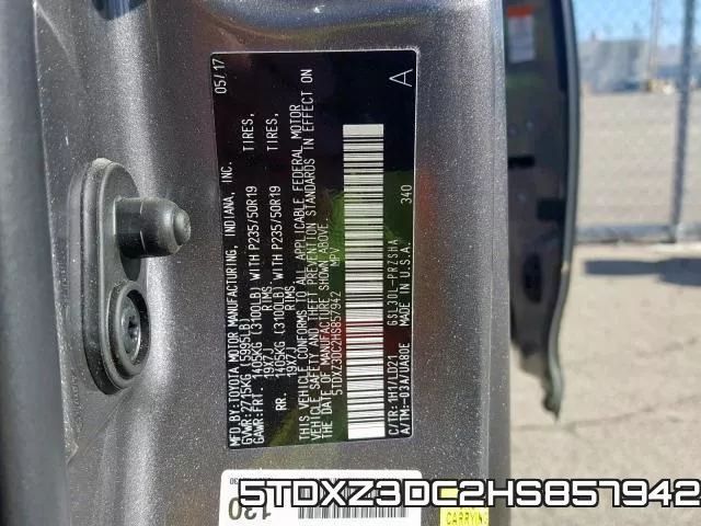 5TDXZ3DC2HS857942