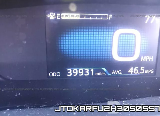 JTDKARFU2H3050557
