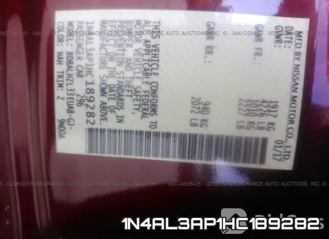 1N4AL3AP1HC189282