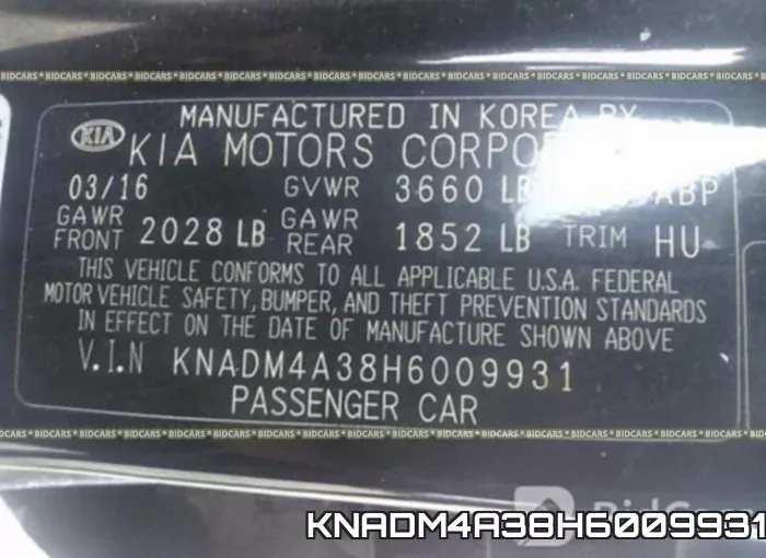 KNADM4A38H6009931