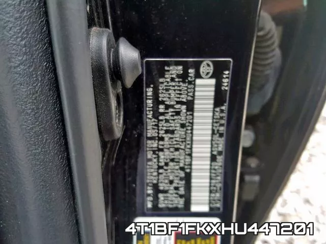 4T1BF1FKXHU447201