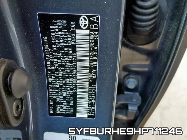 5YFBURHE9HP711246