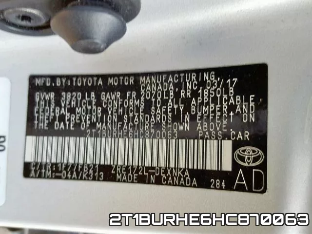 2T1BURHE6HC870063