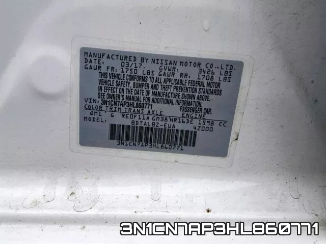 3N1CN7AP3HL860771
