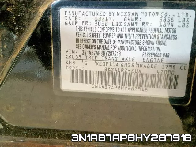 3N1AB7AP8HY287918