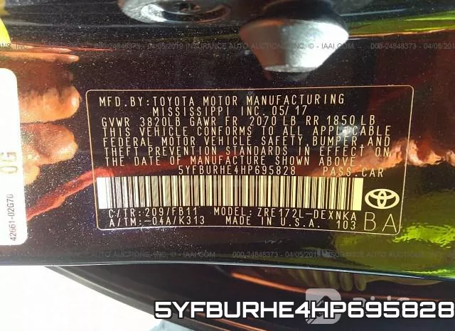 5YFBURHE4HP695828