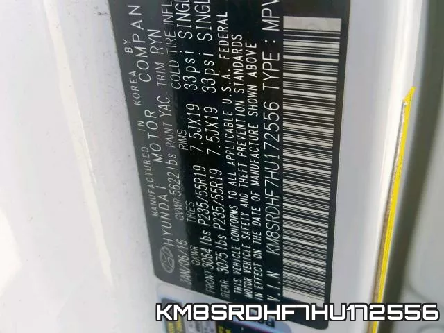 KM8SRDHF7HU172556