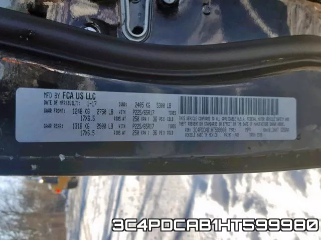 3C4PDCAB1HT599980