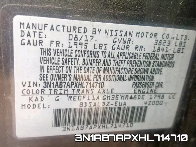 3N1AB7APXHL714710