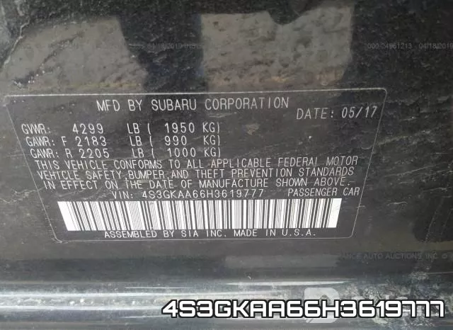 4S3GKAA66H3619777