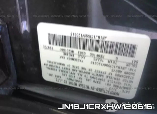 JN1BJ1CRXHW120616