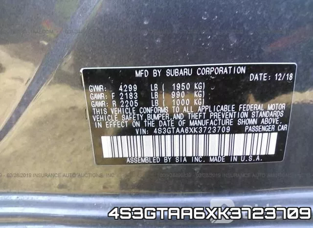 4S3GTAA6XK3723709