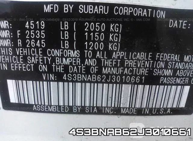 4S3BNAB62J3010661