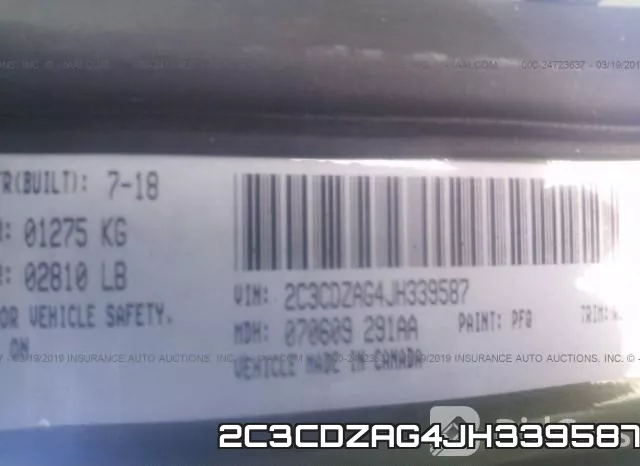 2C3CDZAG4JH339587