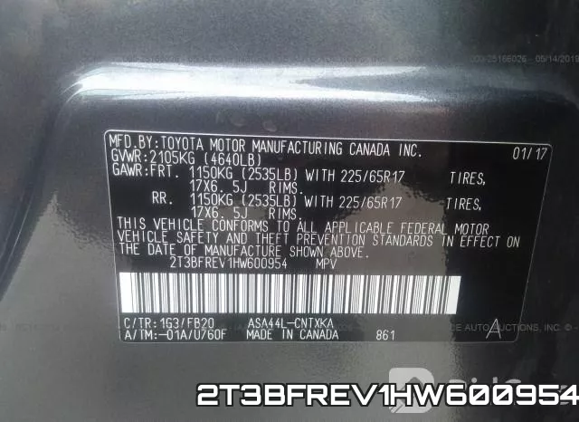 2T3BFREV1HW600954