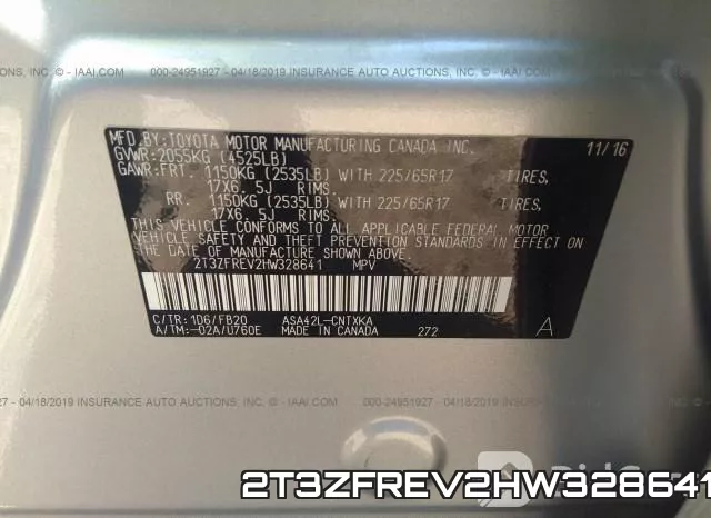 2T3ZFREV2HW328641