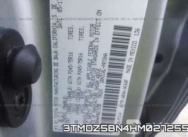 3TMDZ5BN4HM027255