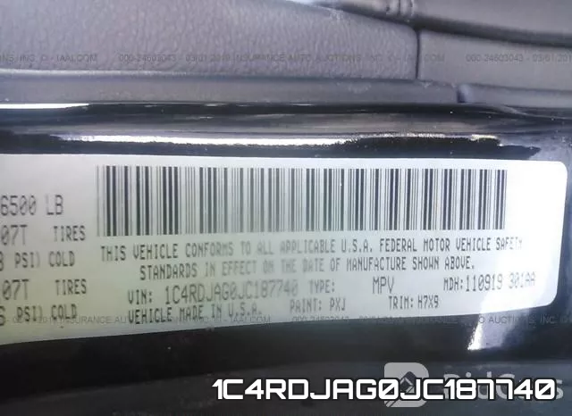 1C4RDJAG0JC187740