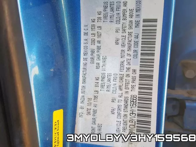 3MYDLBYV3HY159568