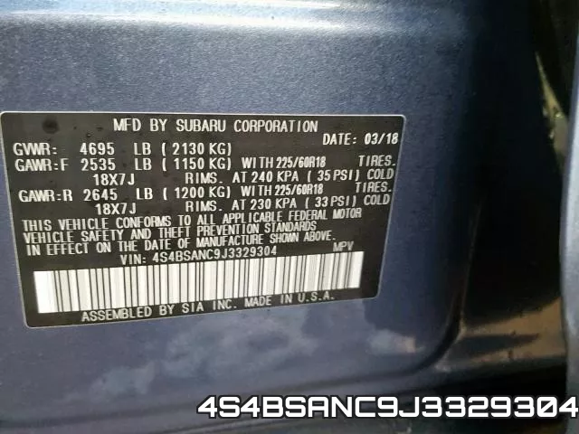 4S4BSANC9J3329304