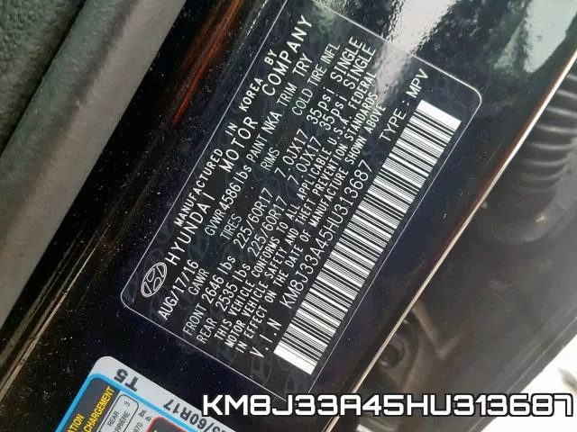 KM8J33A45HU313687