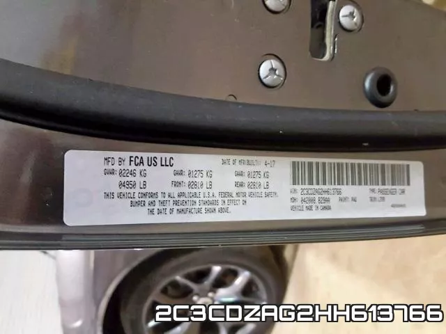 2C3CDZAG2HH613766