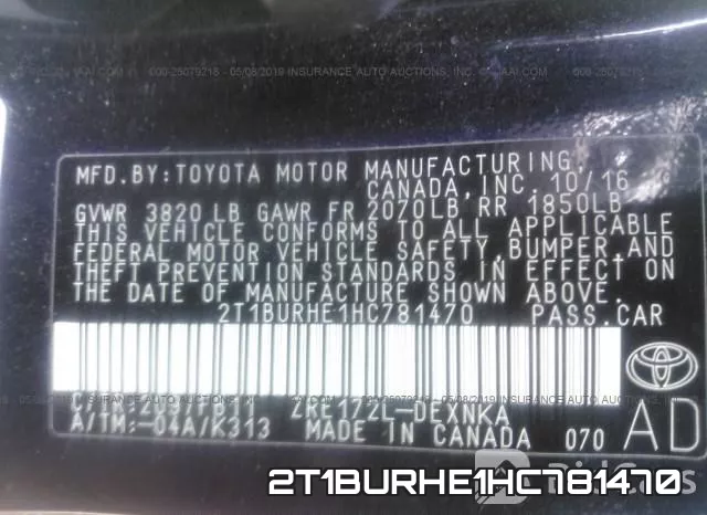 2T1BURHE1HC781470