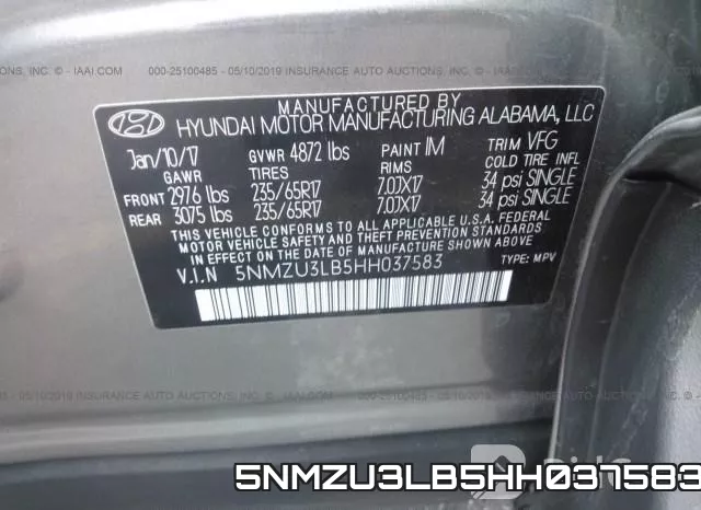 5NMZU3LB5HH037583