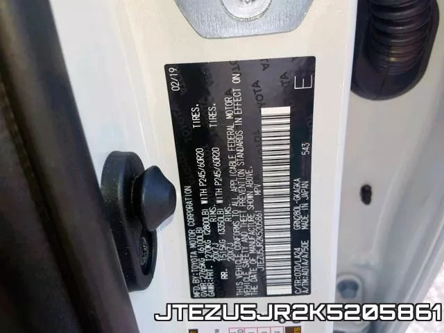 JTEZU5JR2K5205861
