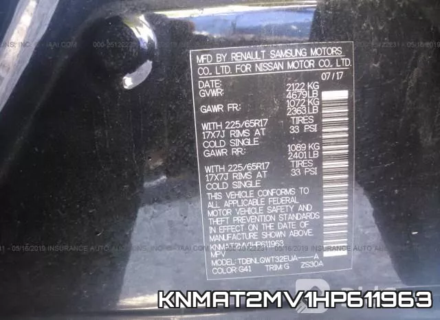 KNMAT2MV1HP611963