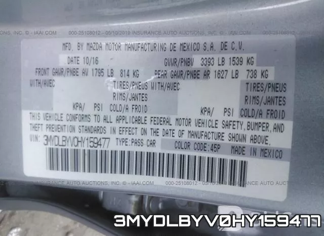 3MYDLBYV0HY159477