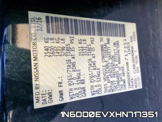 1N6DD0EVXHN717351