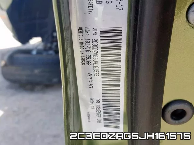 2C3CDZAG5JH161575