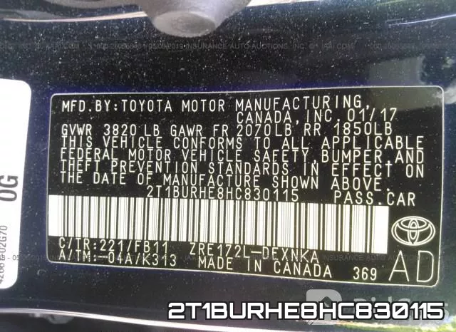 2T1BURHE8HC830115