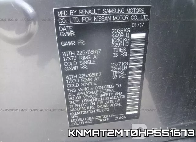 KNMAT2MT0HP551673