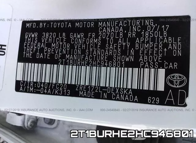 2T1BURHE2HC946801