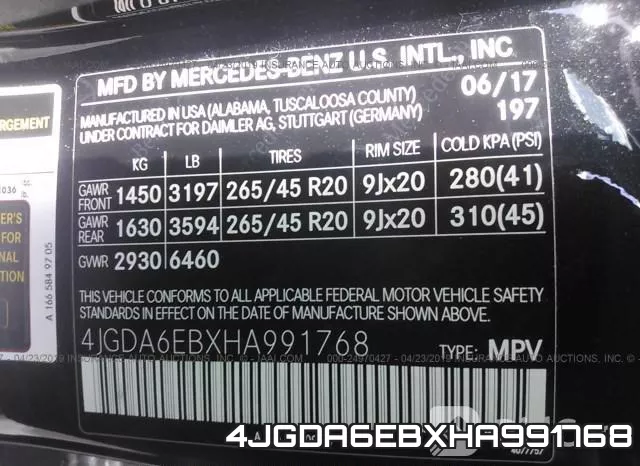 4JGDA6EBXHA991768
