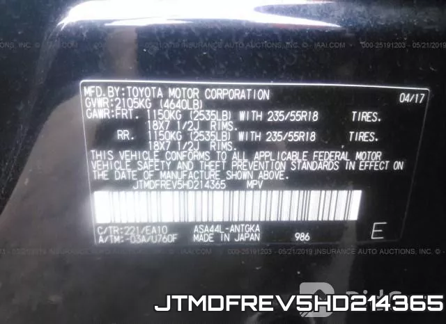 JTMDFREV5HD214365