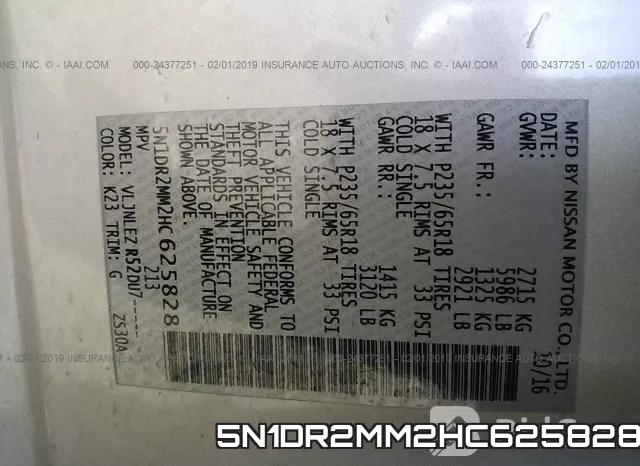 5N1DR2MM2HC625828
