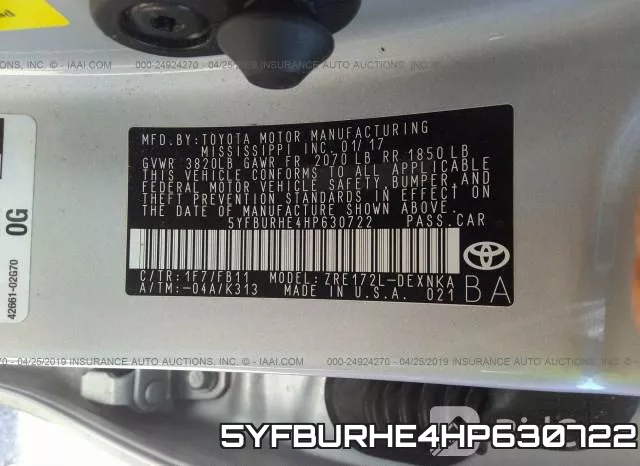 5YFBURHE4HP630722