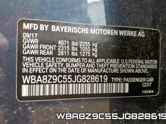 WBA8Z9C55JG828619