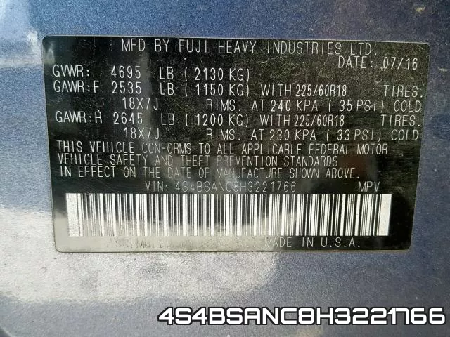4S4BSANC8H3221766