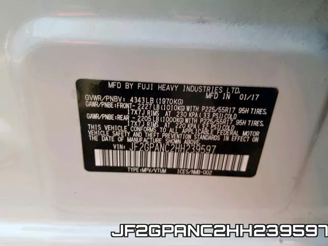 JF2GPANC2HH239597
