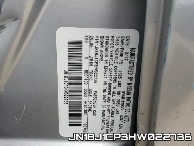 JN1BJ1CP3HW022736